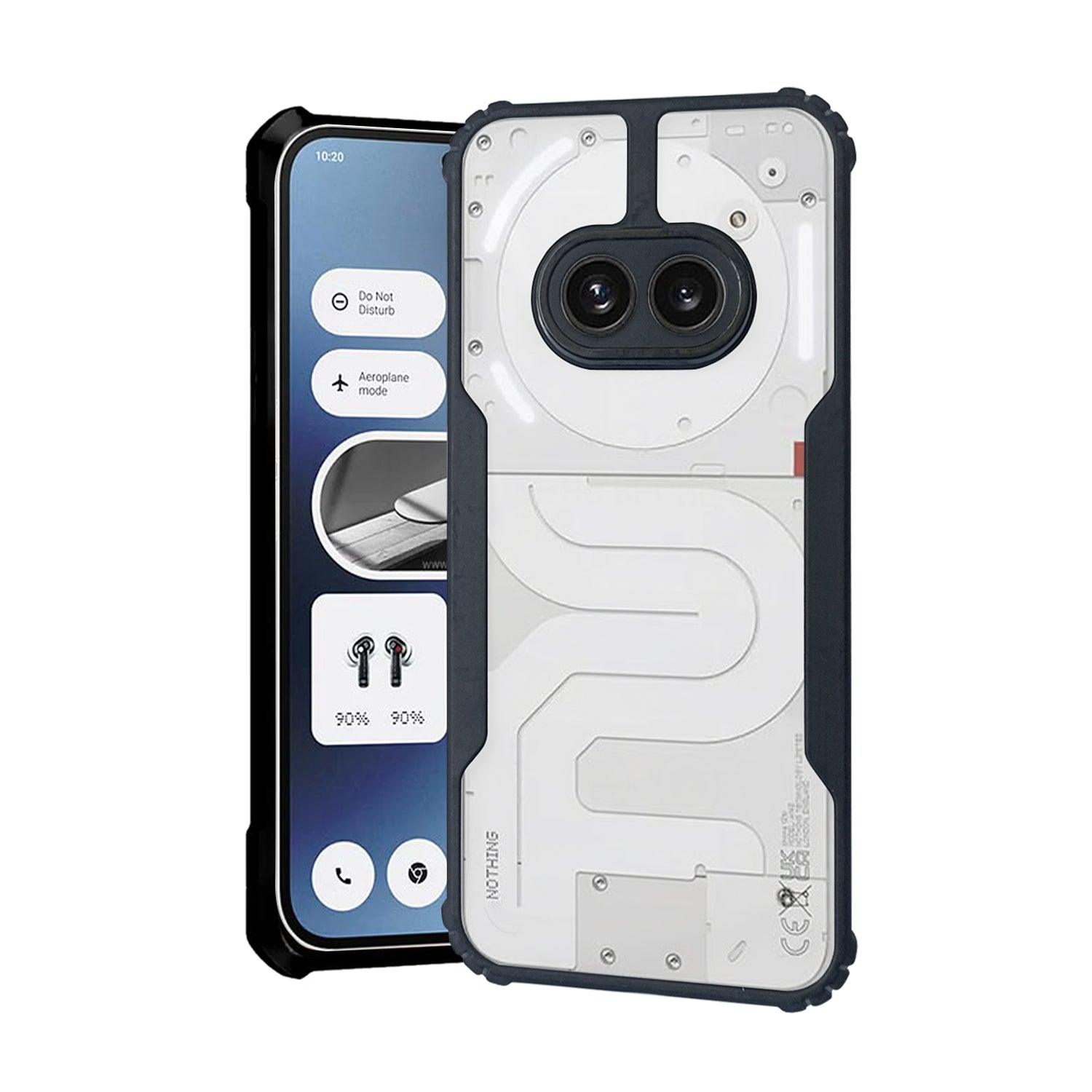 AIBEX Crystal Clear Back Cover Case for Nothing 2A | Shock Proof Design | Transparent Back Cover Case - Aibex